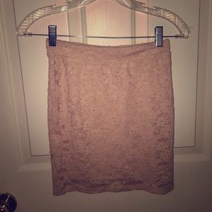 FOREVER 21 light pink mini skirt